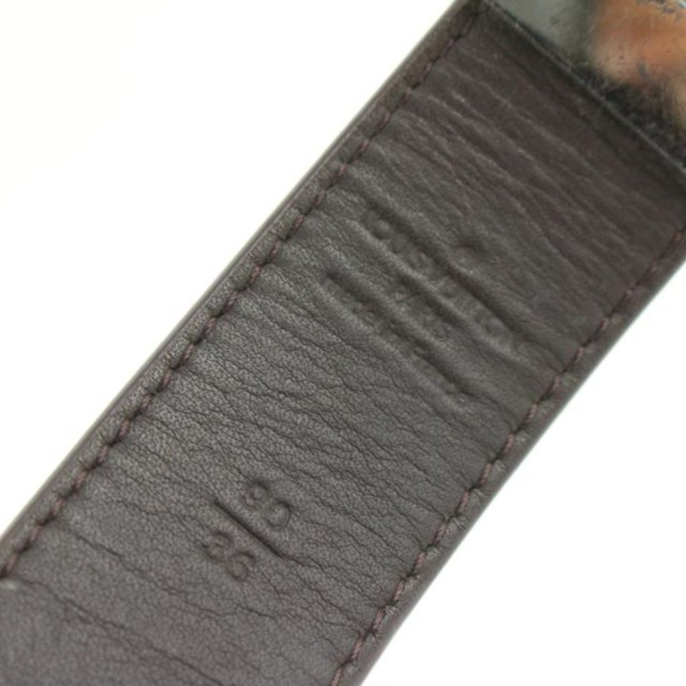 Louis Vuitton 90/36 Damier Ebene Belt 16lv31 - Picture 7 of 12